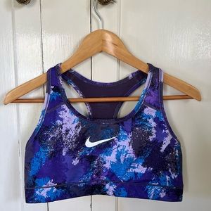 GUC Nike Multicolor Dri-Fit Sports Bra Size Large